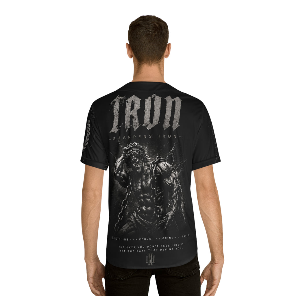 Black Marble Sleeve Baseball Jersey