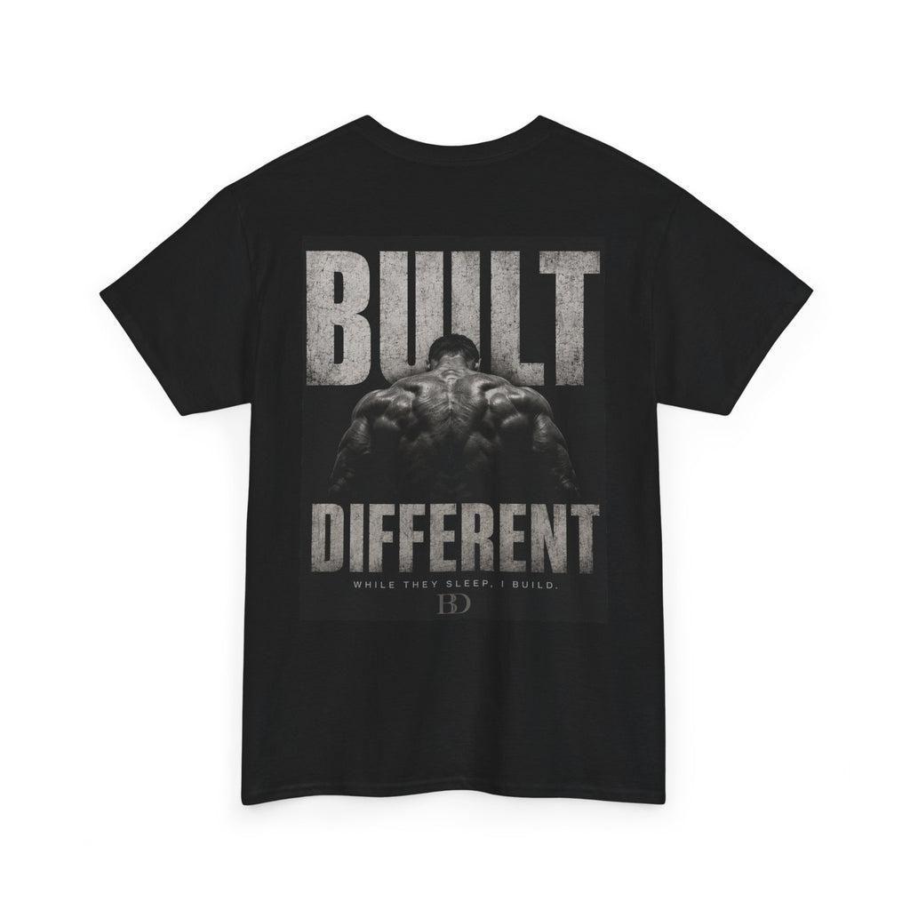Built Different T-Shirt — Motivational Fitness Tee with ‘Built Different’ Graphic