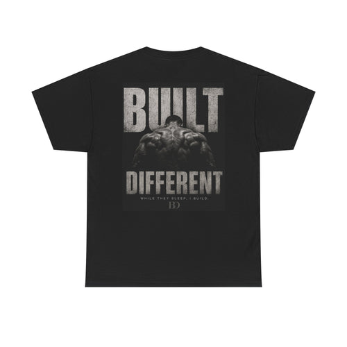 Built Different T-Shirt — Motivational Fitness Tee with ‘Built Different’ Graphic