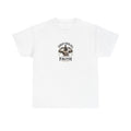 Faith Muscle T-Shirt — "Built by Faith" Christian Gym Tee