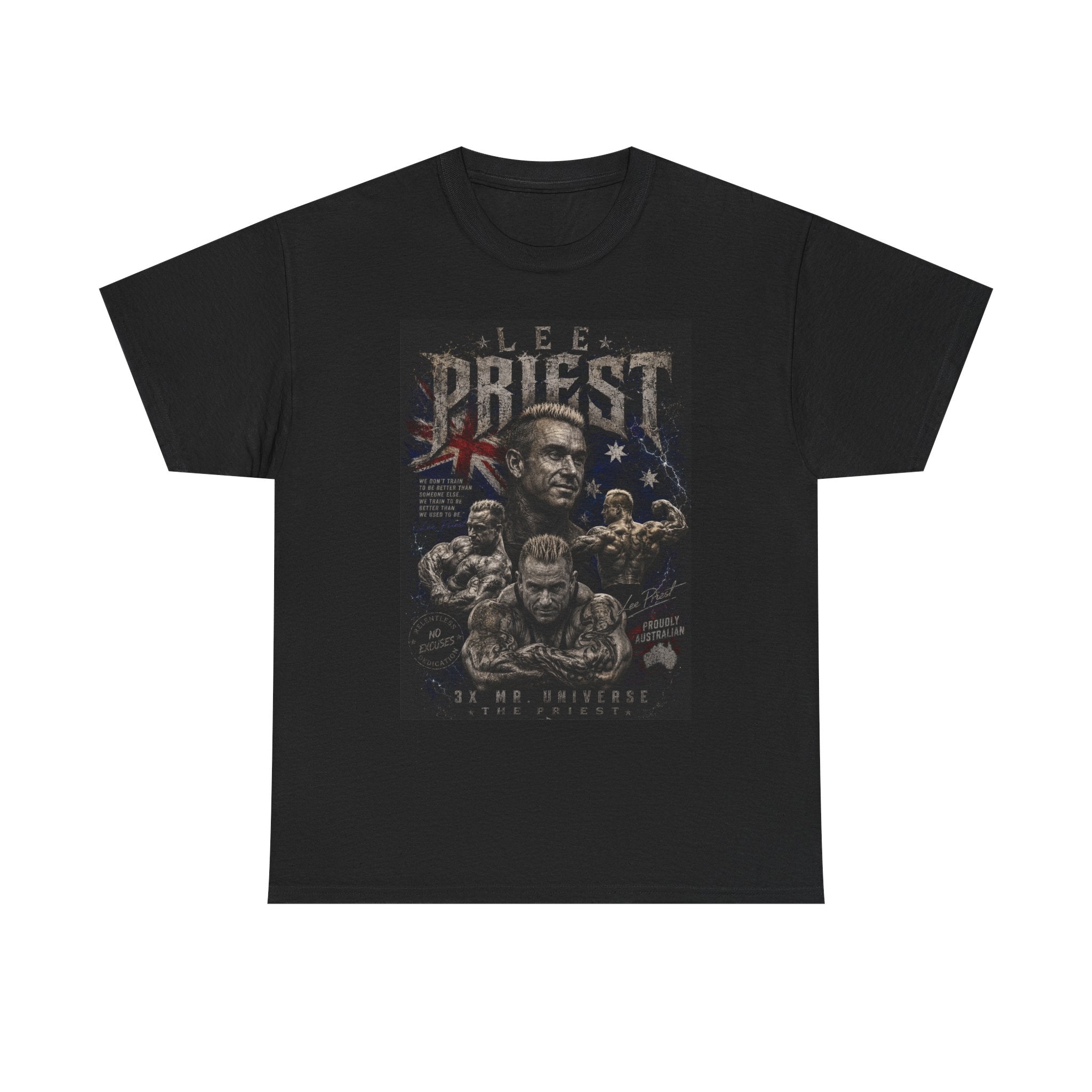 Lee Priest Bodybuilding T‑Shirt – Vintage Muscle Gym Tee