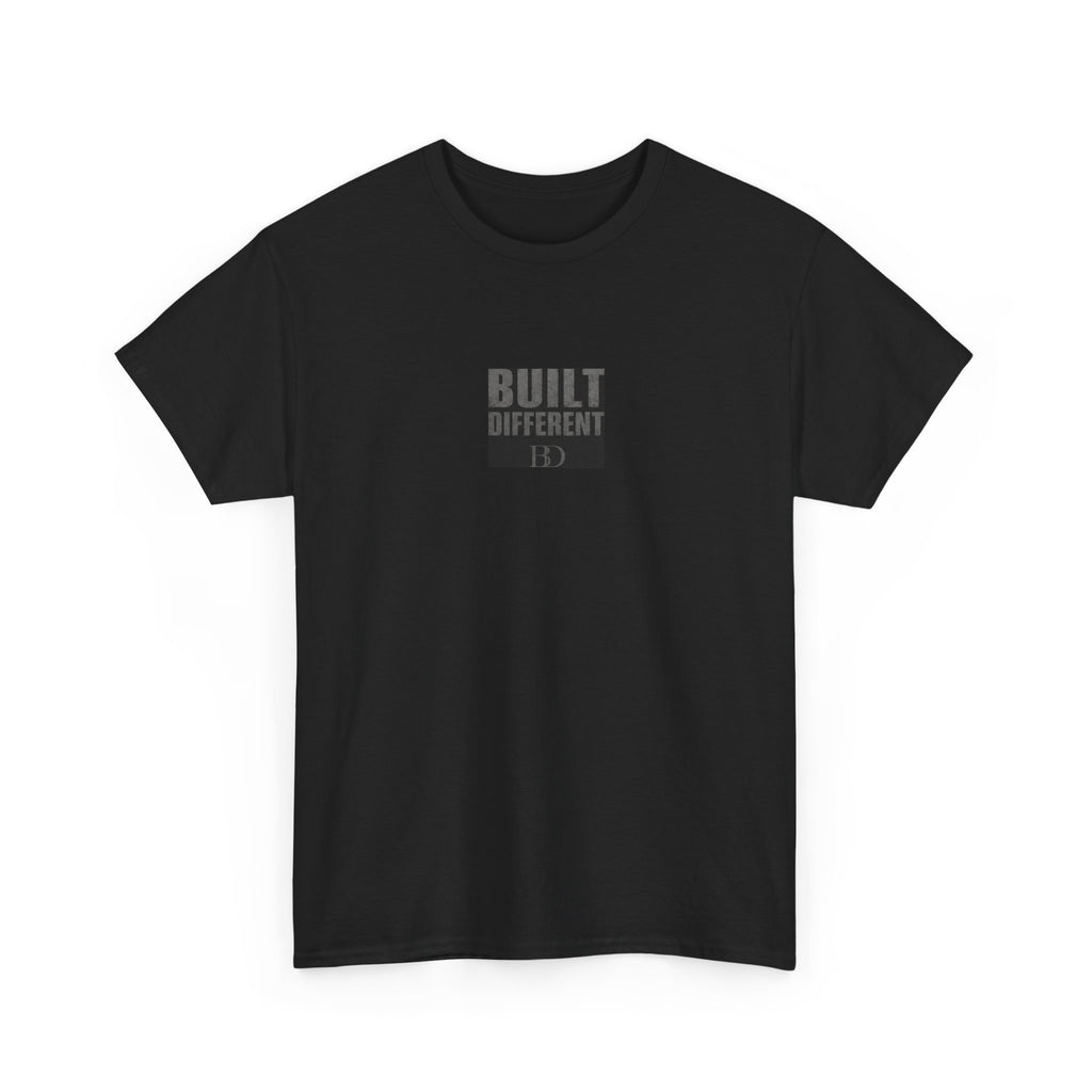 Built Different T-Shirt — Motivational Fitness Tee with ‘Built Different’ Graphic
