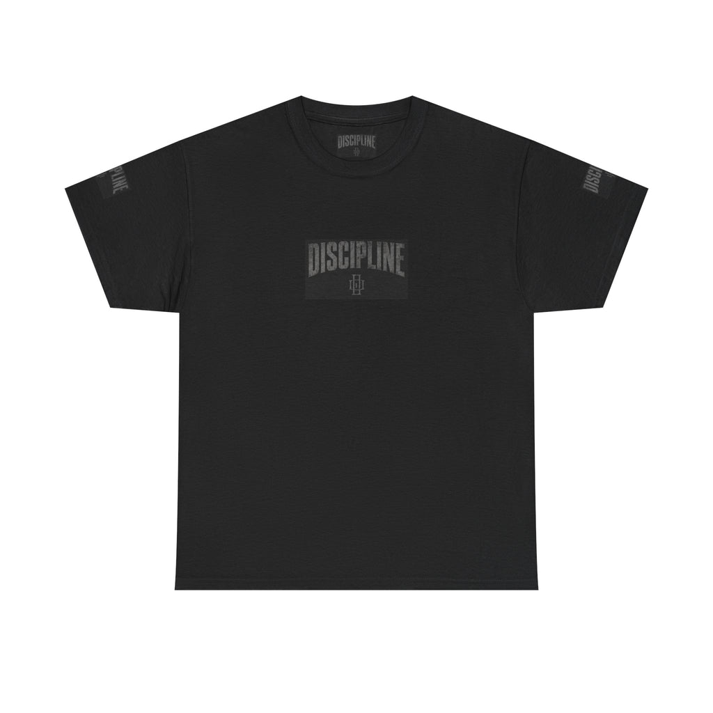 Discipline Logo T-Shirt — Minimalist Athletic Black Tee