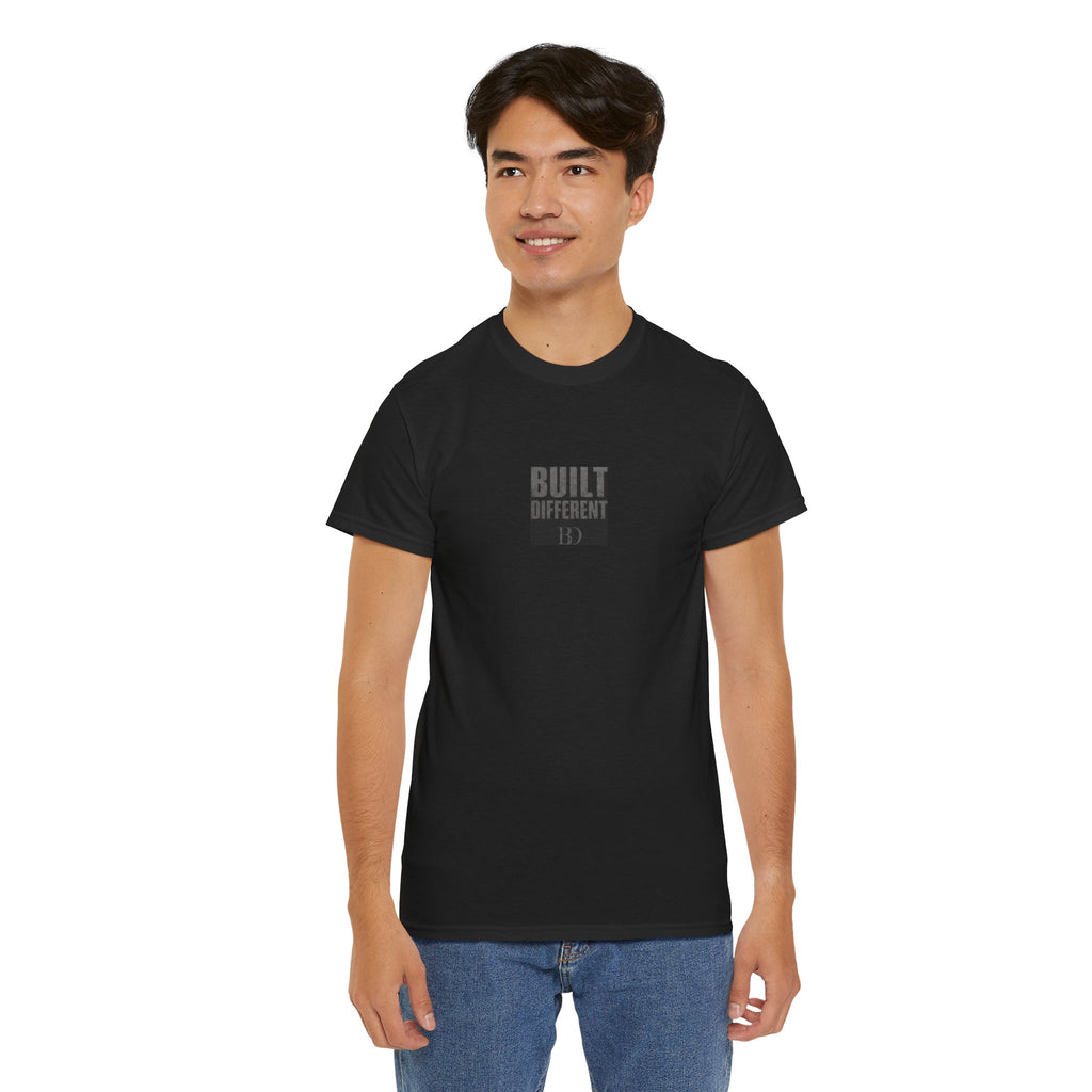 Built Different T-Shirt — Motivational Fitness Tee with ‘Built Different’ Graphic